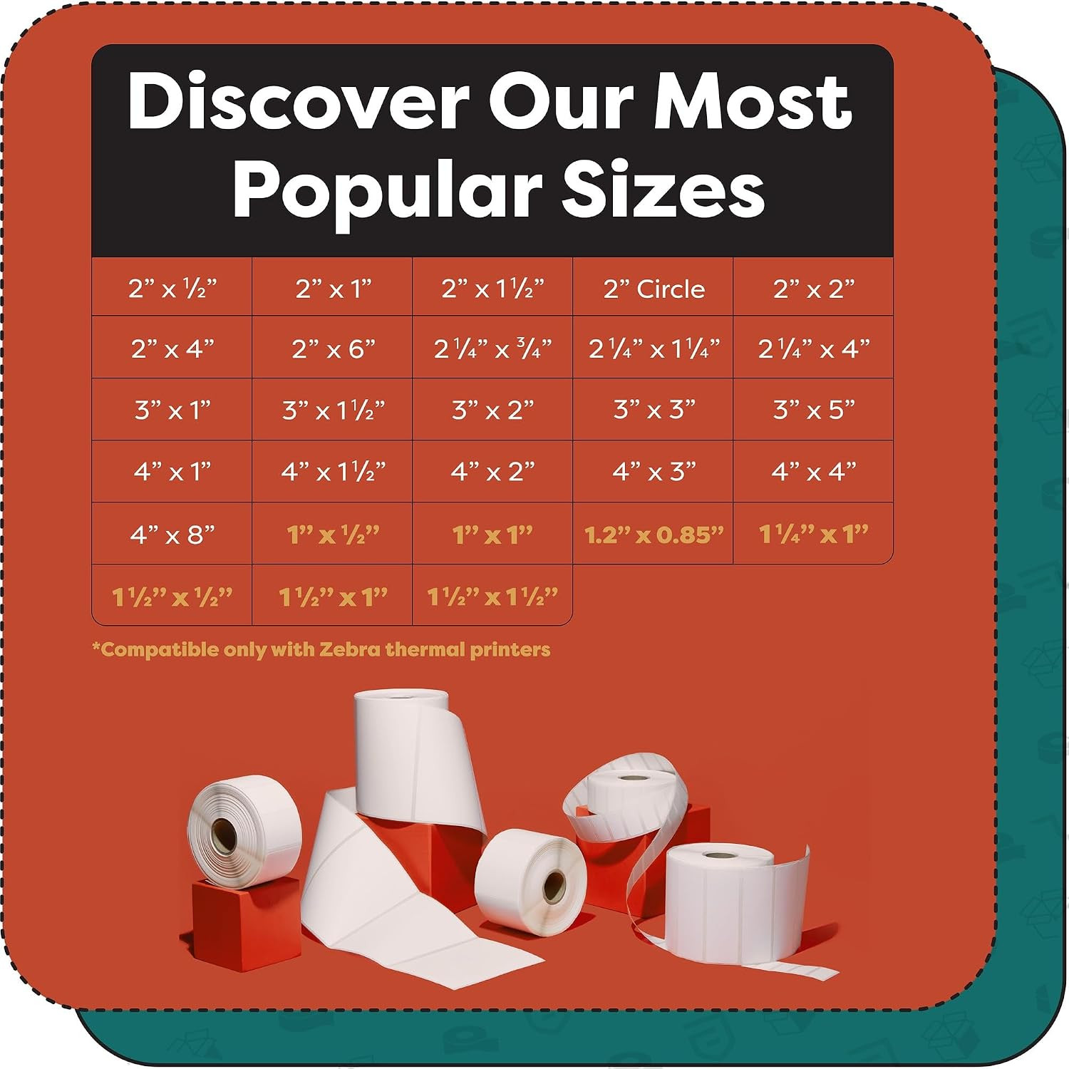 3.5″ X 1.5″ Direct Thermal Labels (9000 Count, 10 Rolls) | Inventory Barcode Sti