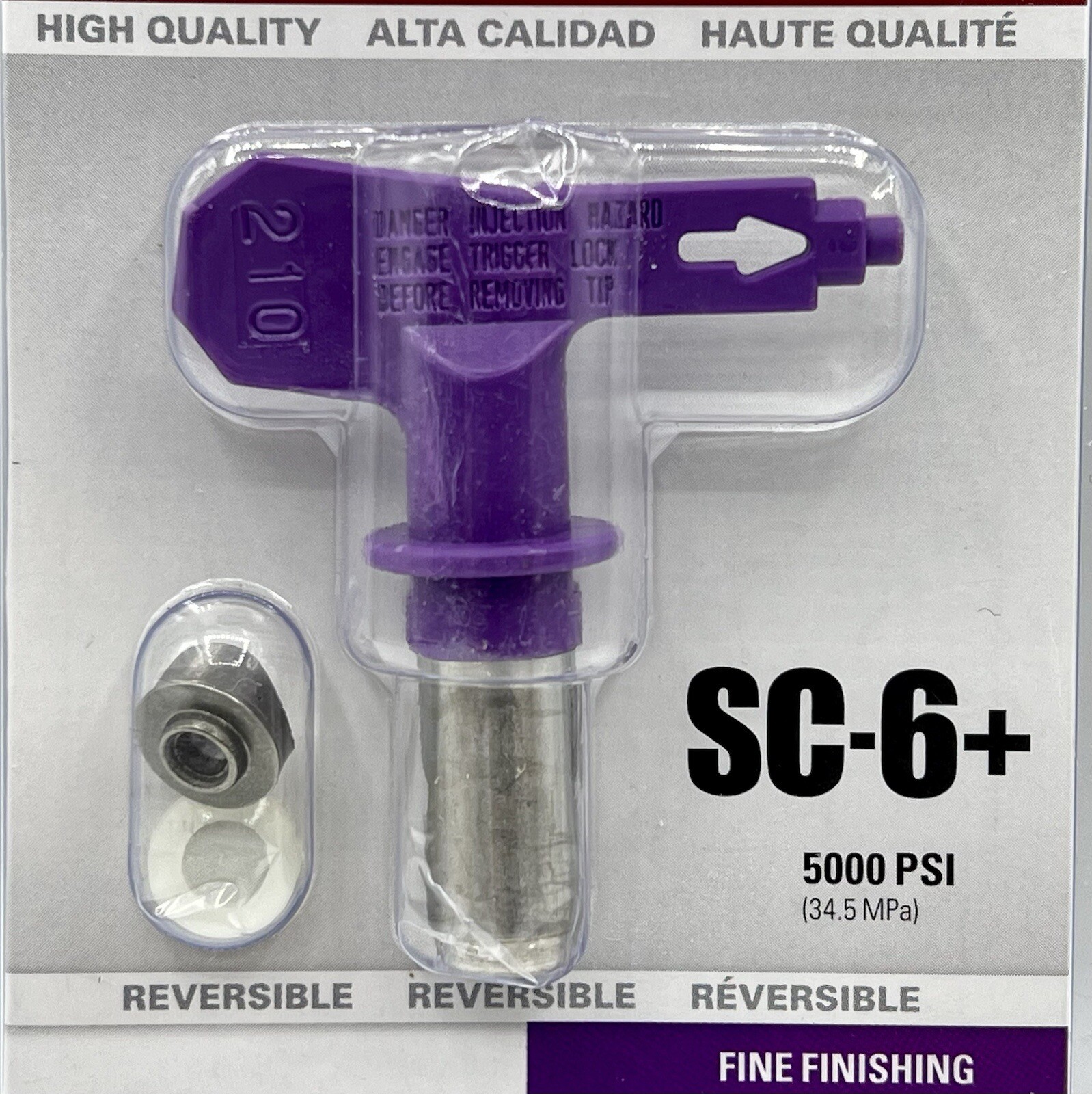 NEW Titan 671-210 5000 PSI SC-6+ Synergy Fine Finish Tip 0.010 in. SHIPS FREE!