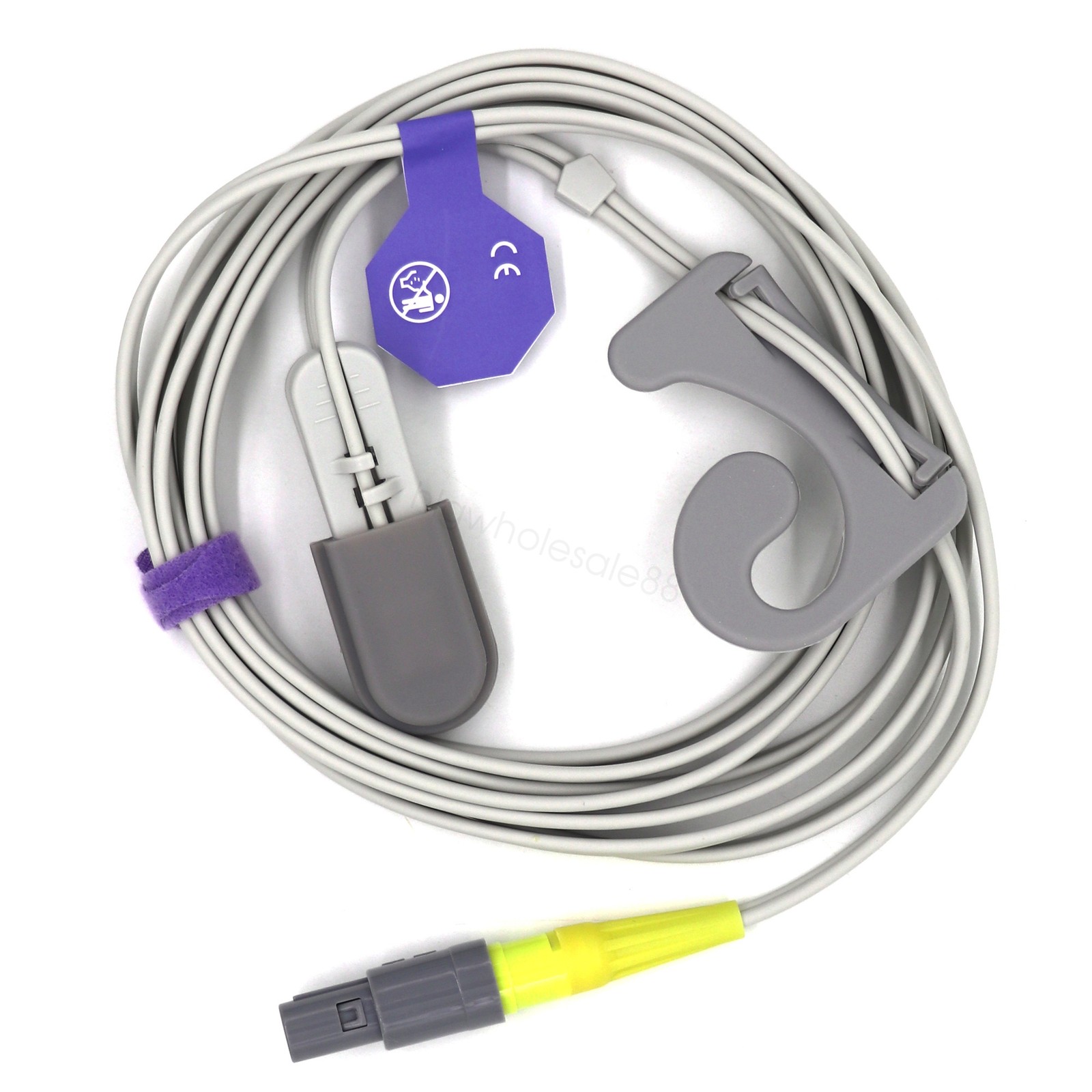 Adult Veterinary Ear Clip SPO2/PR Probe Fit For CONTEC Pulse Oximeter CMS60D,US