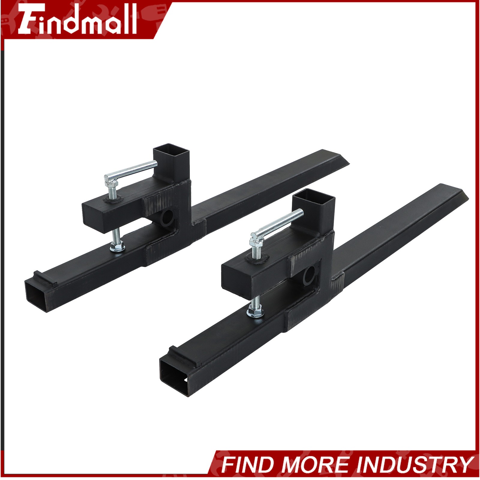 Findmall 43″ 2000lbs Clamp on Pallet Forks Tractor Forks Heavy Duty Bucket Fork