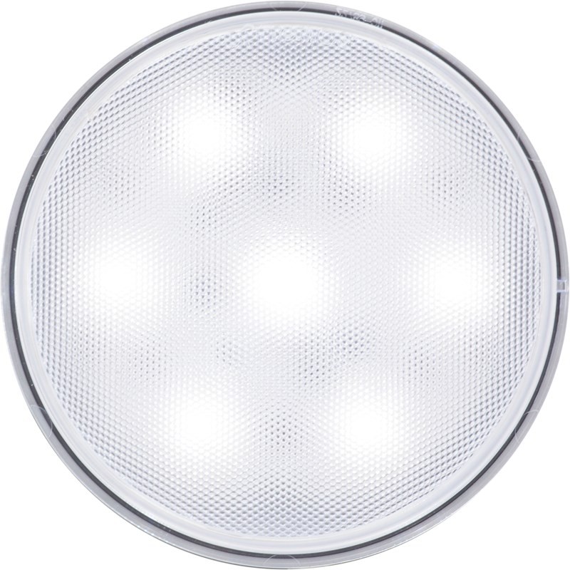 Optronics – ILL29CB – 4in. RND DOME LIGHT 7 LED GR MT .180 MB – (Pack of 1)