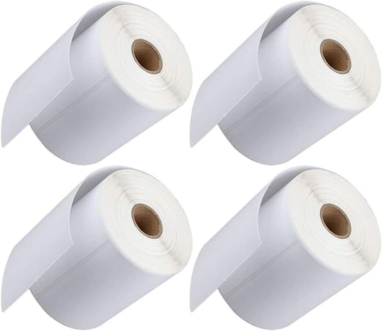 4 Rolls 4X6 Direct Thermal Shipping Labels, 250 Labels per Roll, 1″ Cor