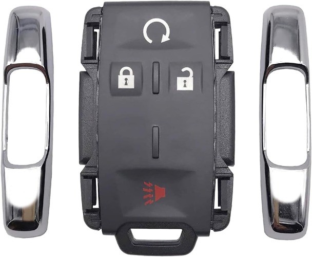 Replacement Key Fob Cover for Silverado Colorado Sierra Canyon Color: Sliver A