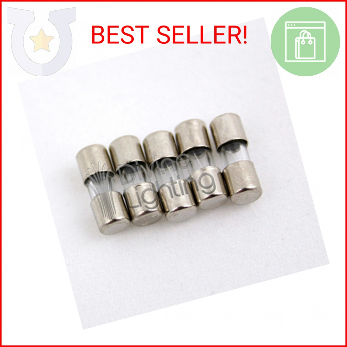 5 Qty. 3.6x10mm 5A Fast Blow Fuse FA 5 Amp 250v Mini Micro