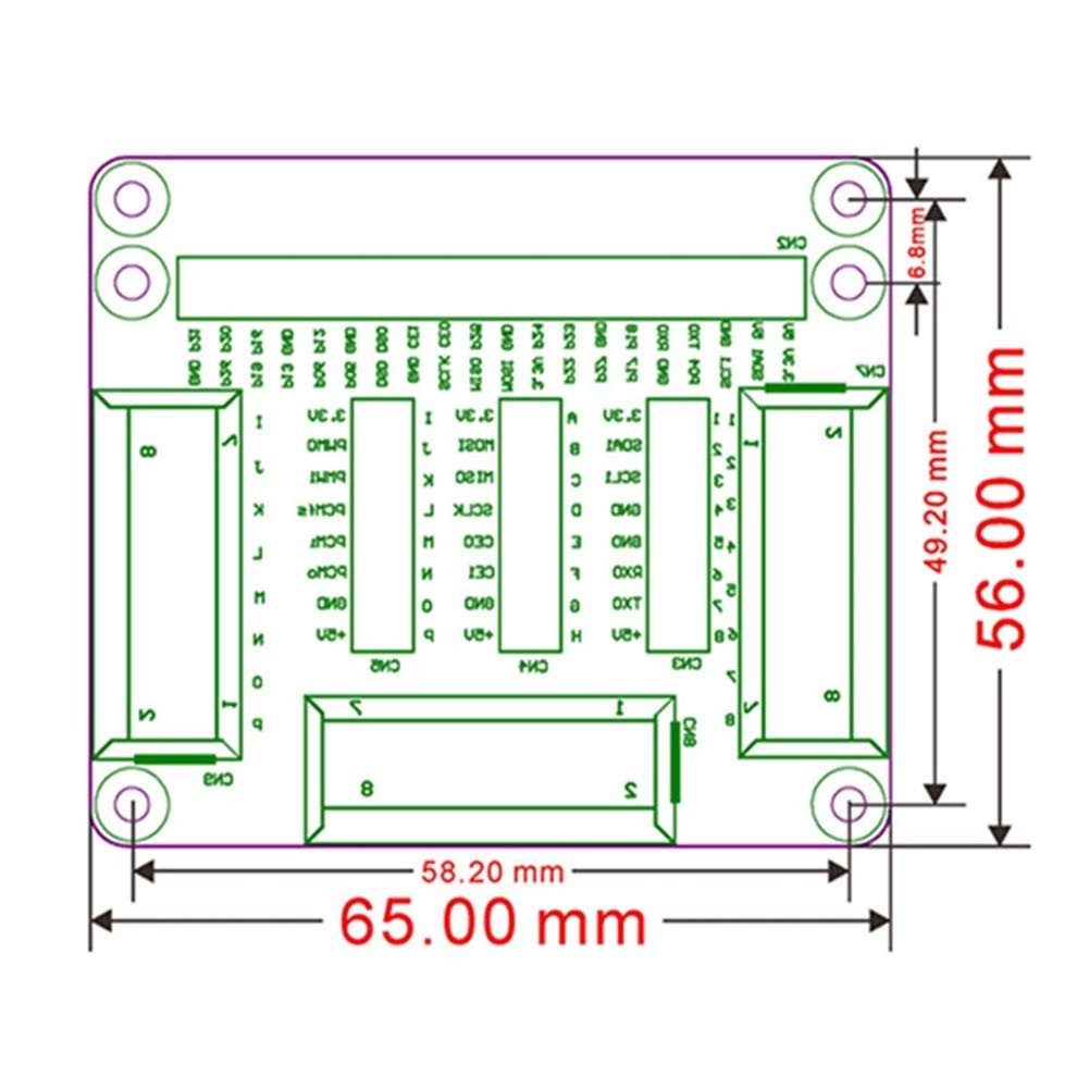 Pi 4B/3B+ Raspberry pi 4 Model B/B+ GPIO multi-function expansion board