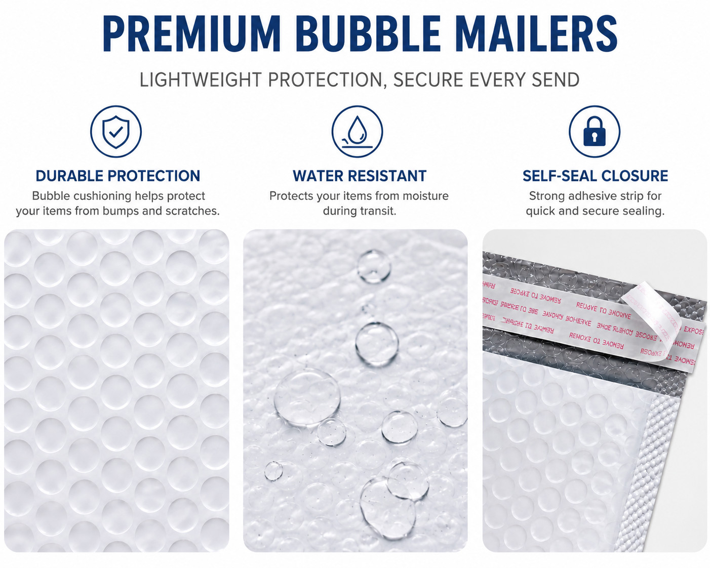 #0 6×9 Poly Bubble Mailer Padded Mailing Bags Self Seal Shipping Envelopes Gray