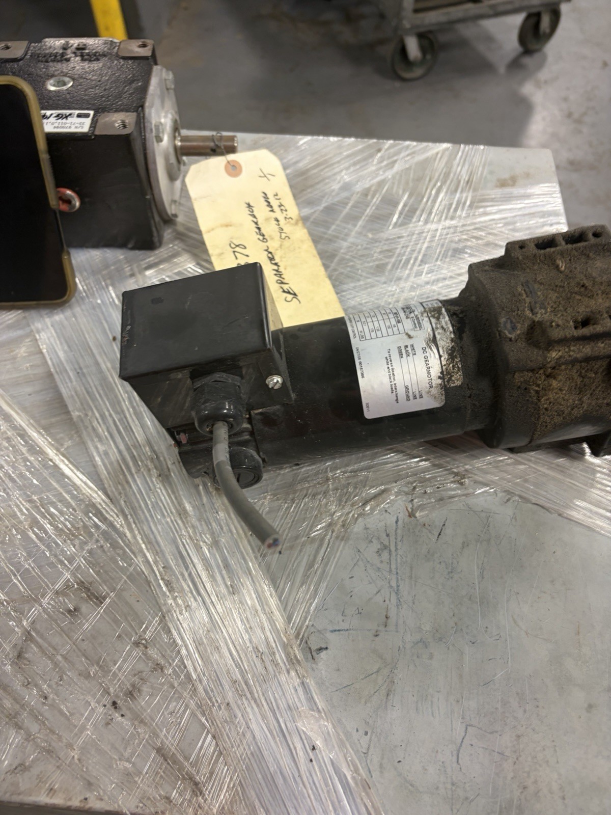 Bison 507-01-156 Gear Motor 1.33A 90/130V USED