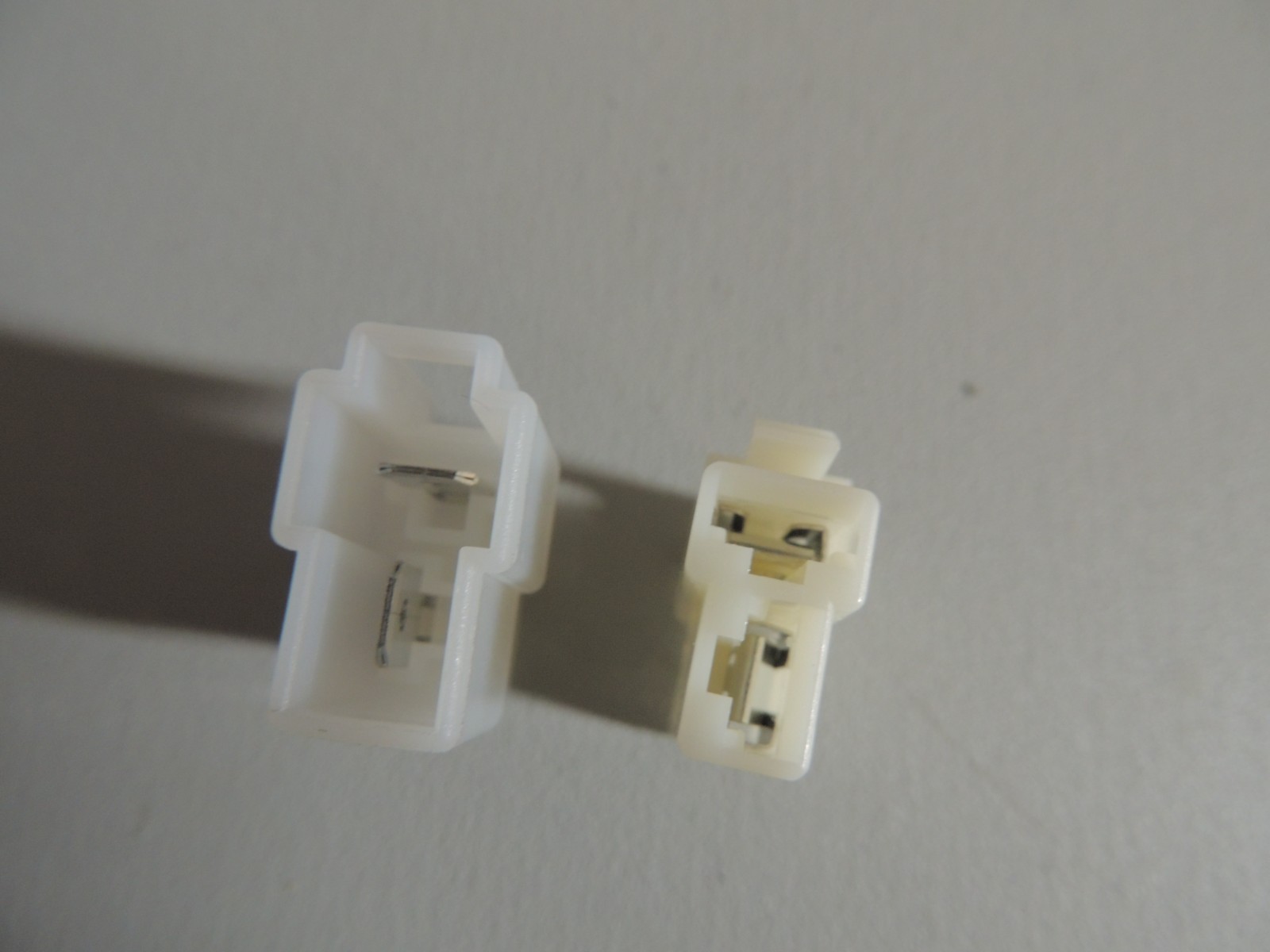 5 Sets 2 Pins Male Female Power Connectors ~ 6.3mm Spade type Molex Like