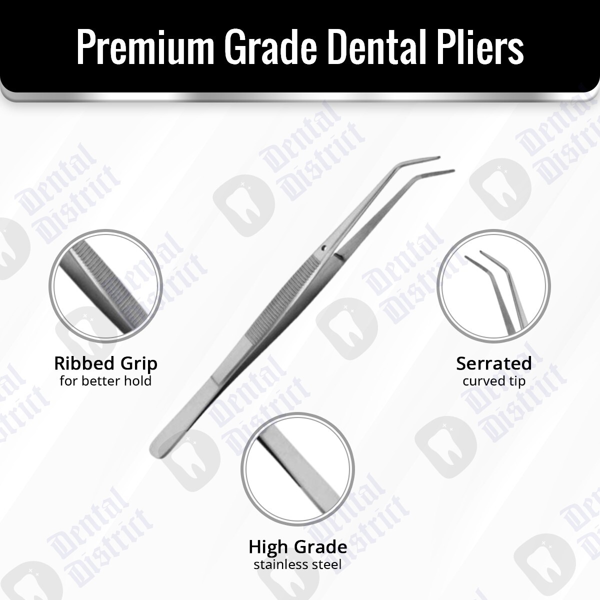 10 College/ Cotton Dressing Pliers 6″ Dental Instruments