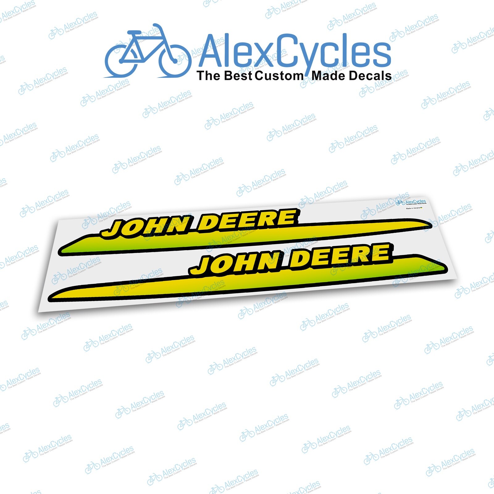 AM122823 Hood Top Stripes Decals LT133 LT155 LT166 LTR155 LTR166 fits John Deere