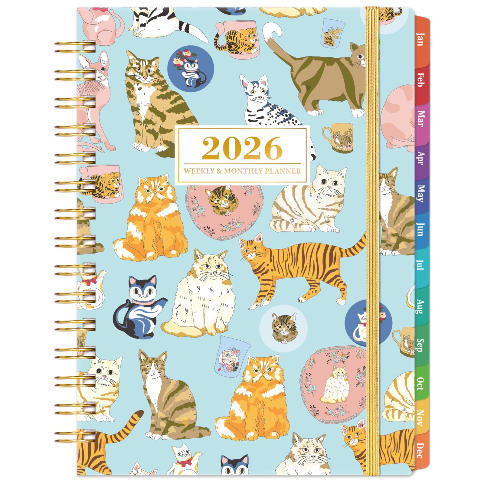2026 Planner – 2026 Cats Planner Weekly and Monthly, January 2026 – December …