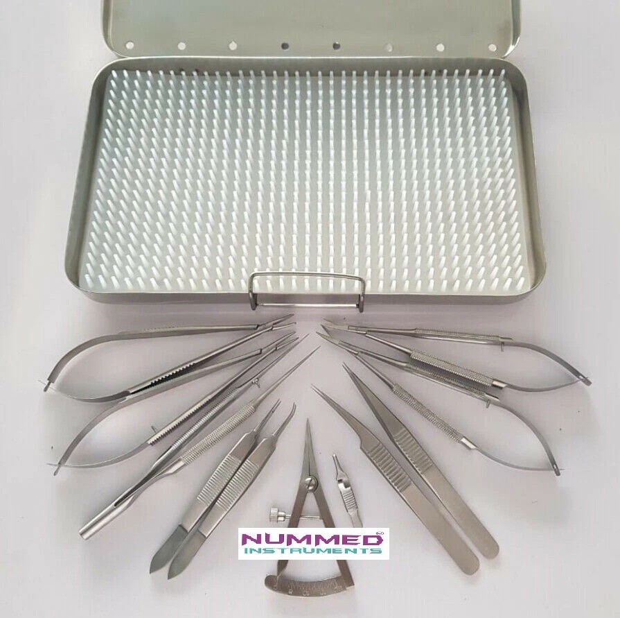 Micro Surgery Instruments Set, Micro Needle Holder & Scissors Instruments
