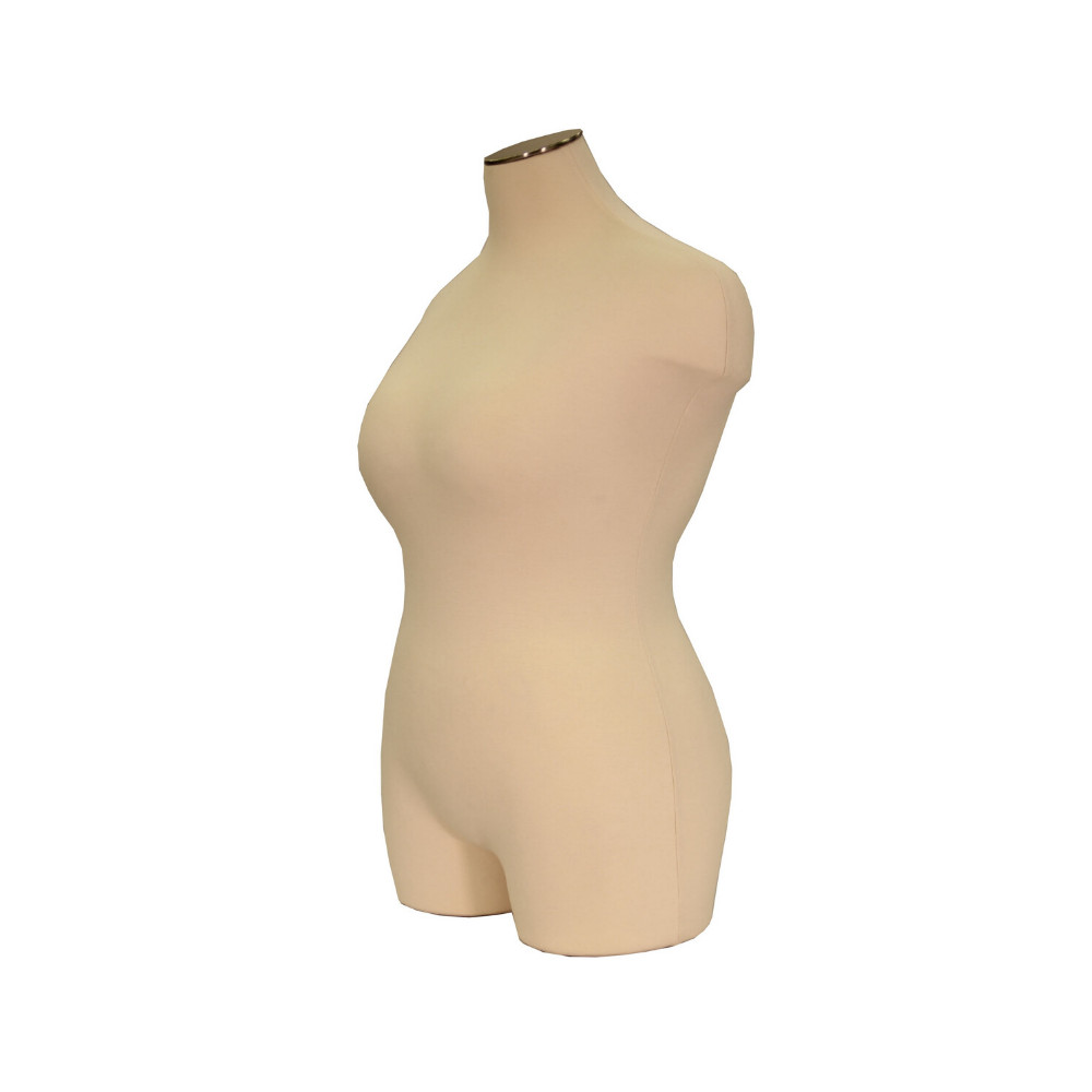 Adult Female Plus Size Half Body Mannequin Dress Form Pinnable Torso