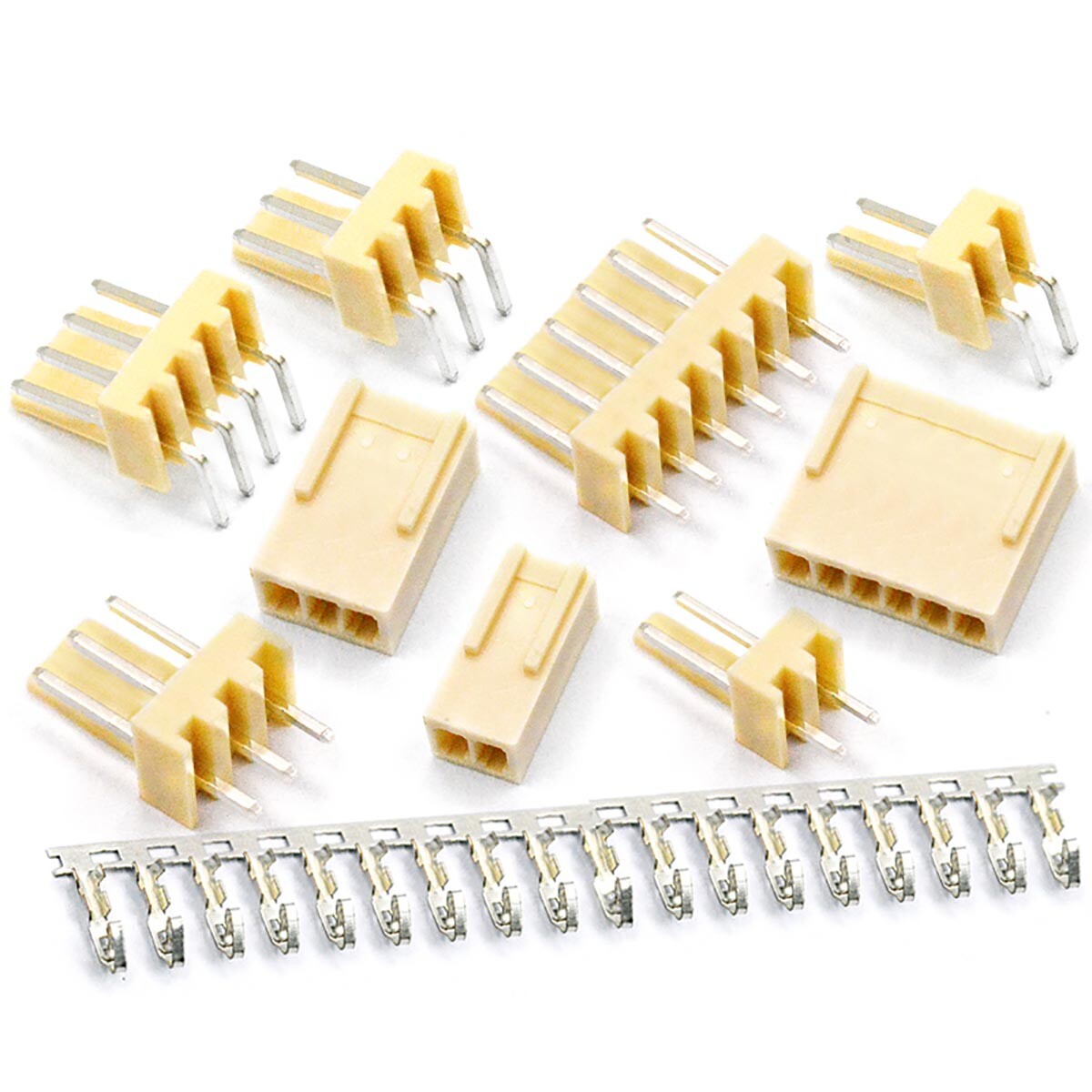 KF2510 2.54mm Plug+Socket+Crimps 2-12p Connector B2W (Molex KK 5051/KK254 Style)