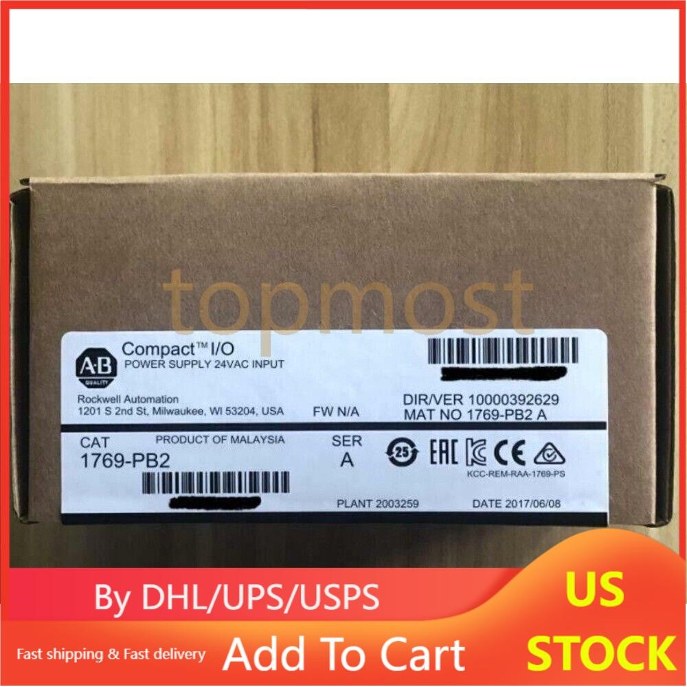 Sealed AB 1769-PB2 / A CompactLogix DC 2A/0.8A Power Supply 1769PB2 NEW