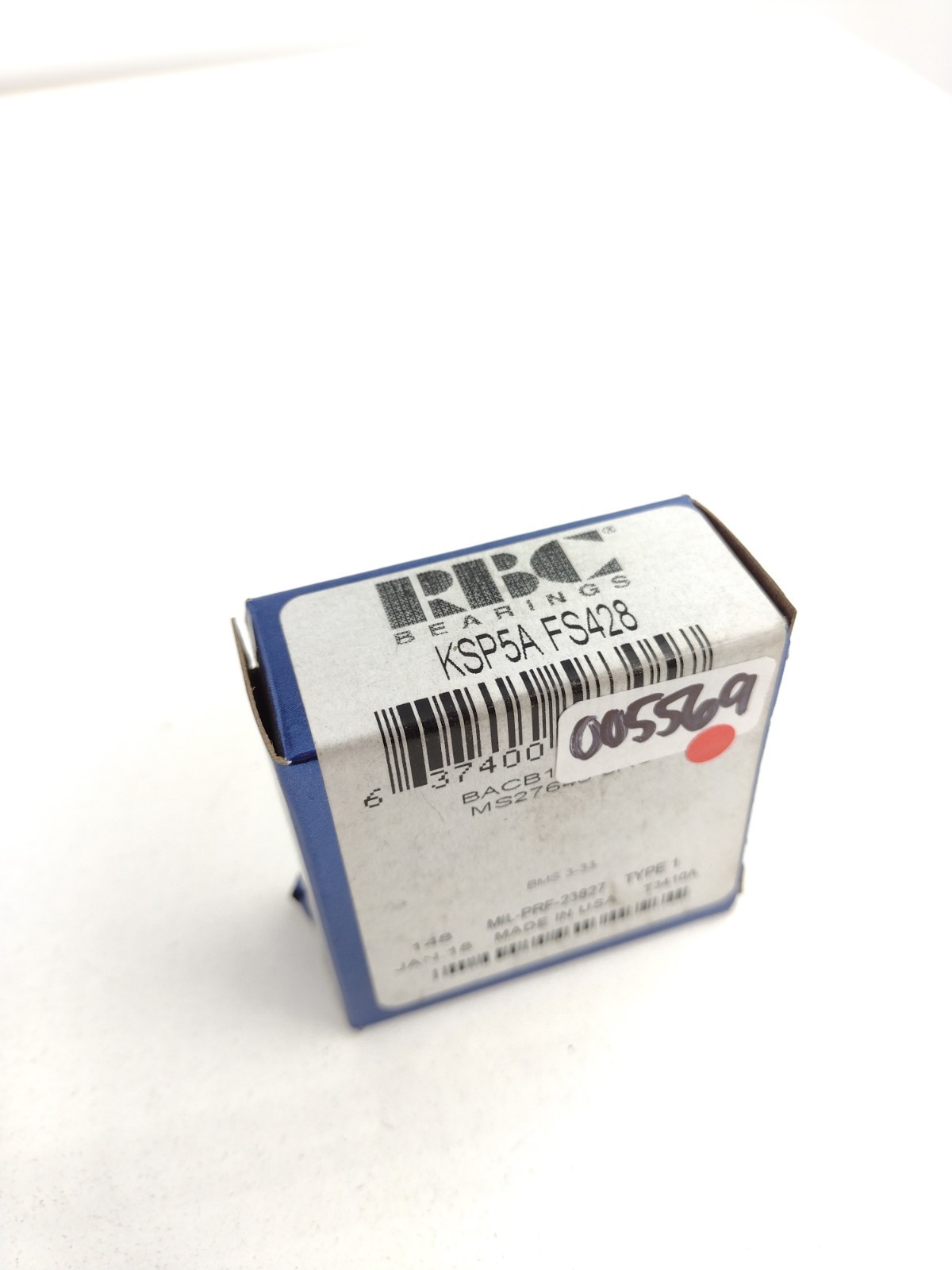 *** RBC Bearings KSP5A FS428 Airframe Control Ball Bearing 0.3125-inch Bore