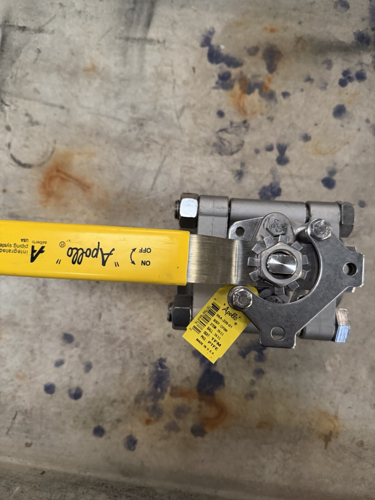 Apollo 3-PC Full-Port Socket-Weld Stainless Steel 2″ Ball Valve 86A-208-01