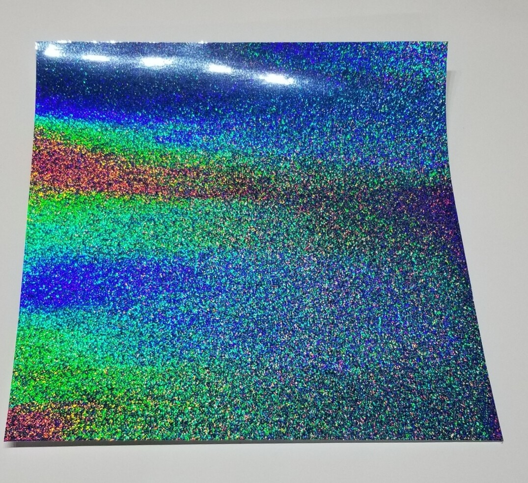 Sky Blue Glitter Film Sign Plotter Vinyl Film