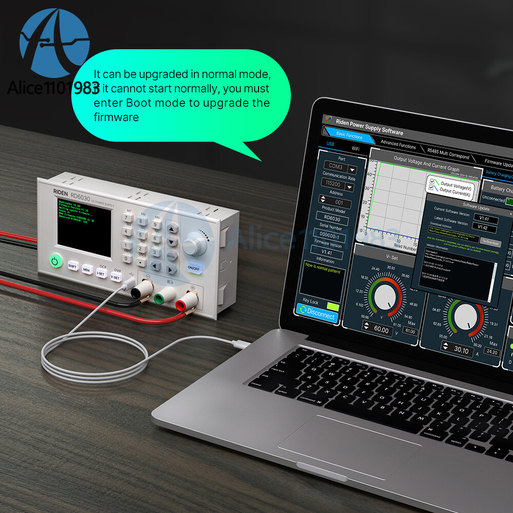 RD6030 RD6030W 60V 30A Digital Display Adjustable DC Regulated Power Supply