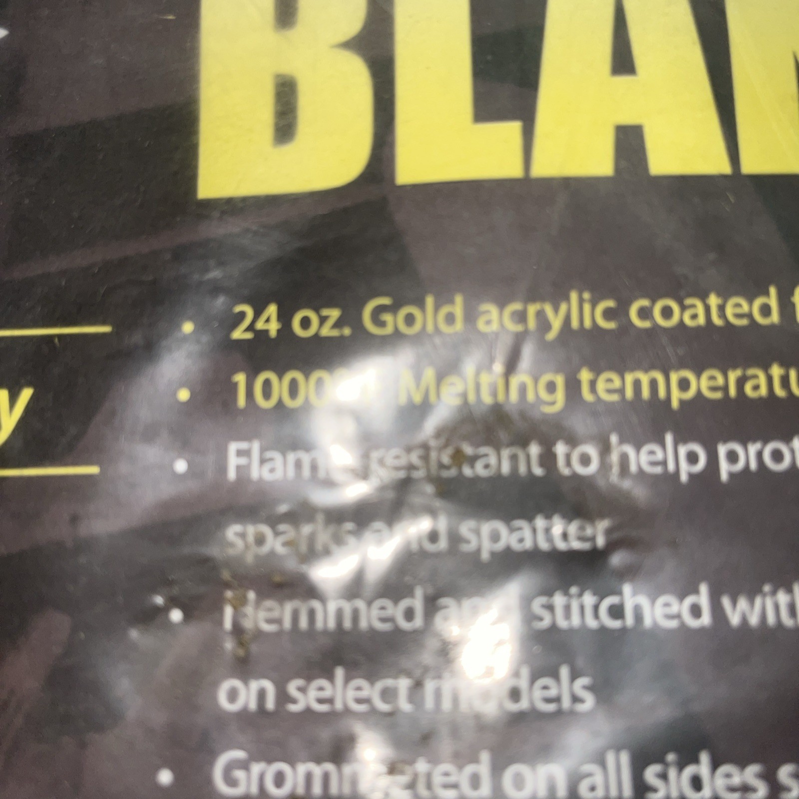 NEW – Revco Black Stallion B-NFG24 6’X6′ Medium Duty Welding Blanket