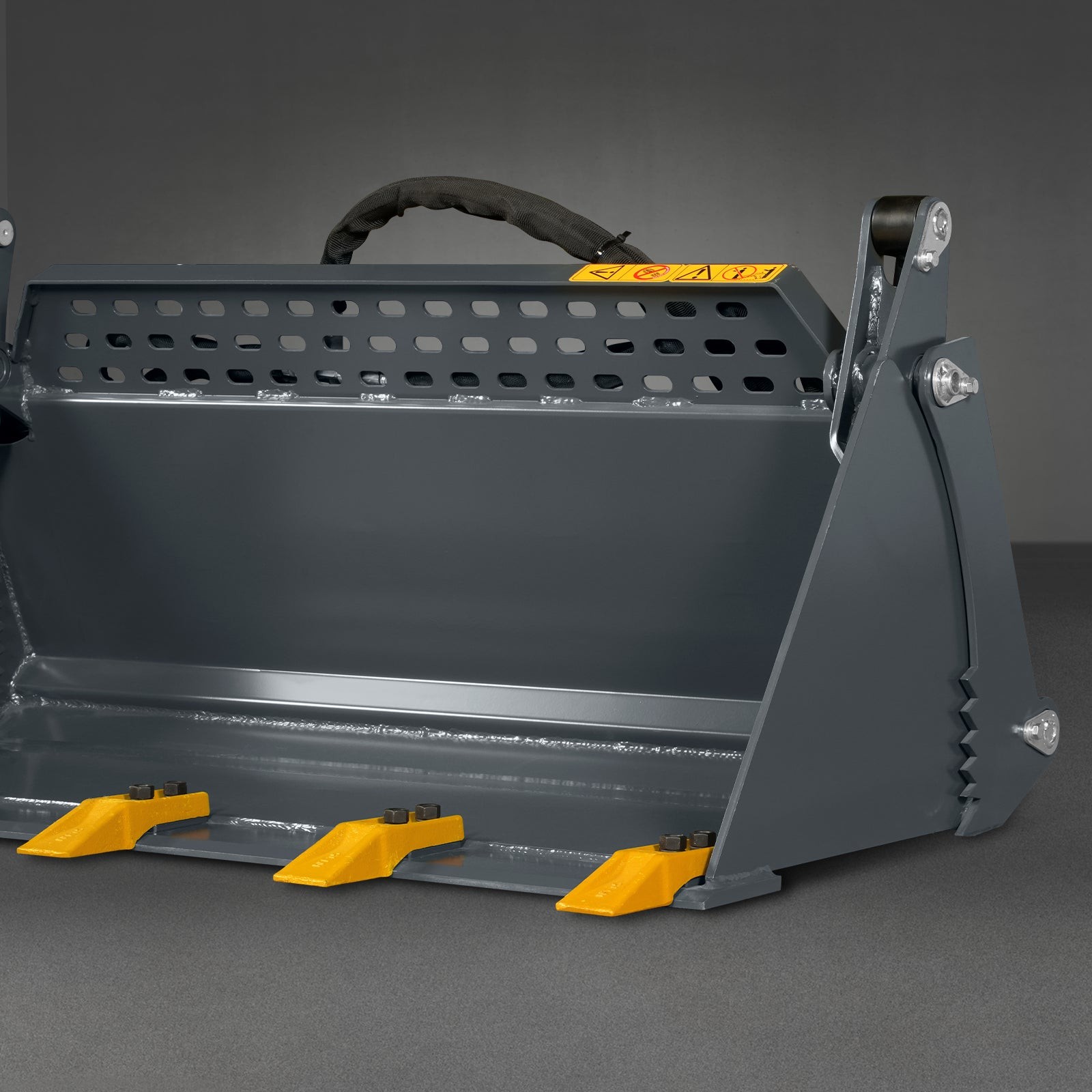 MechMaxx 44» 4-In-1 Combo Skid Steer Bucket Attachment With Quick Attach, BT44