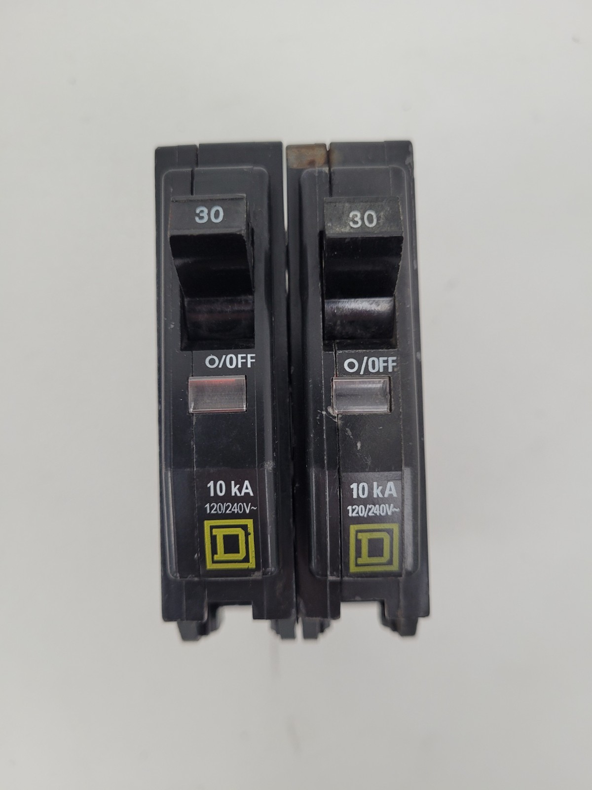 Lot of 2 – QO130 Square D 30 Amp 240 Volt Circuit Breaker – Next Day Option