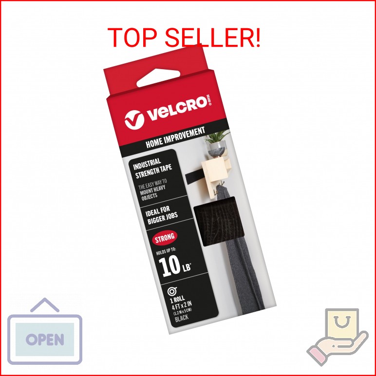 VELCRO Brand – Industrial Strength | Indoor & Outdoor Use | Superior Holding Pow