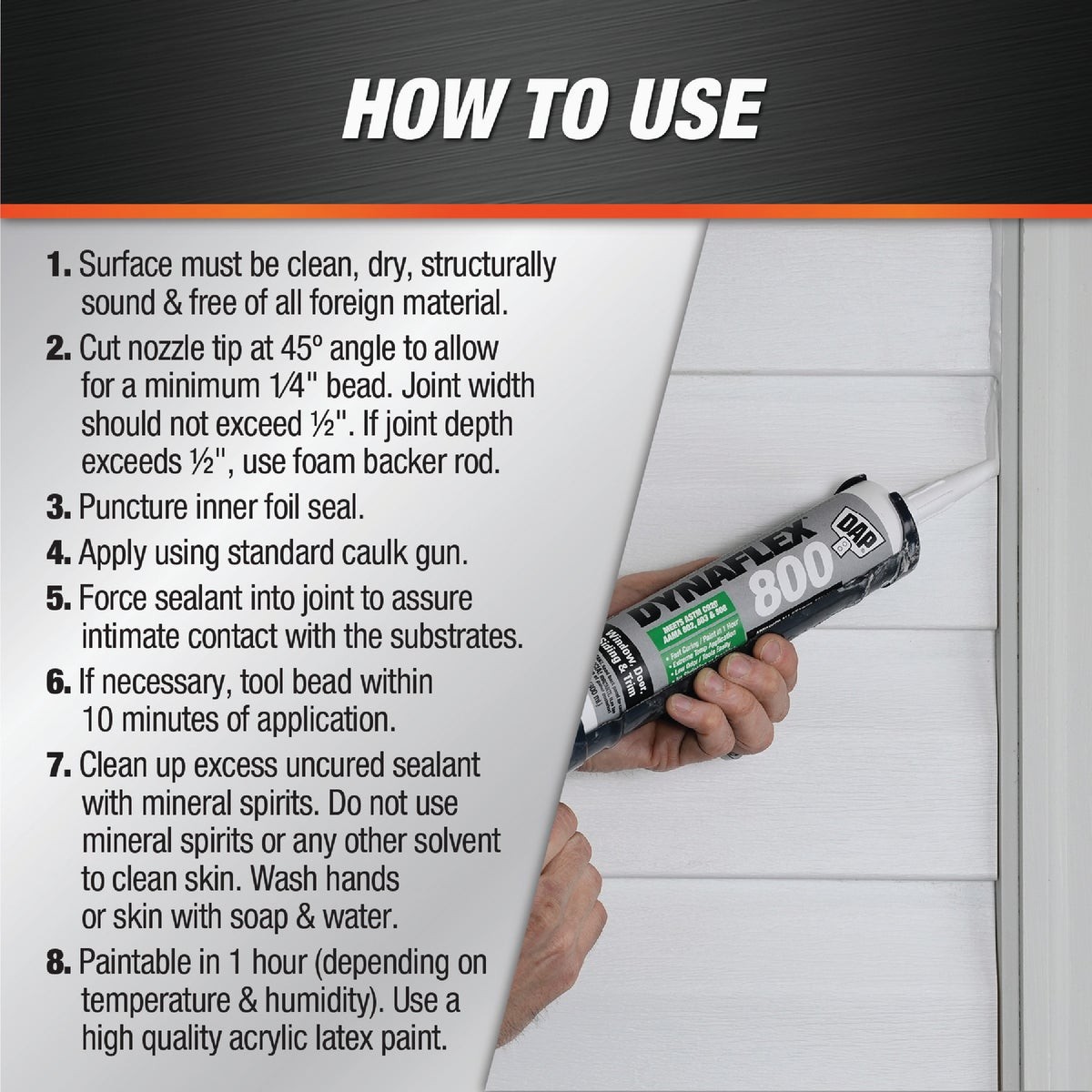 Dynaflex 800 Blk Dynflx Plymr Sealant 7079880832
