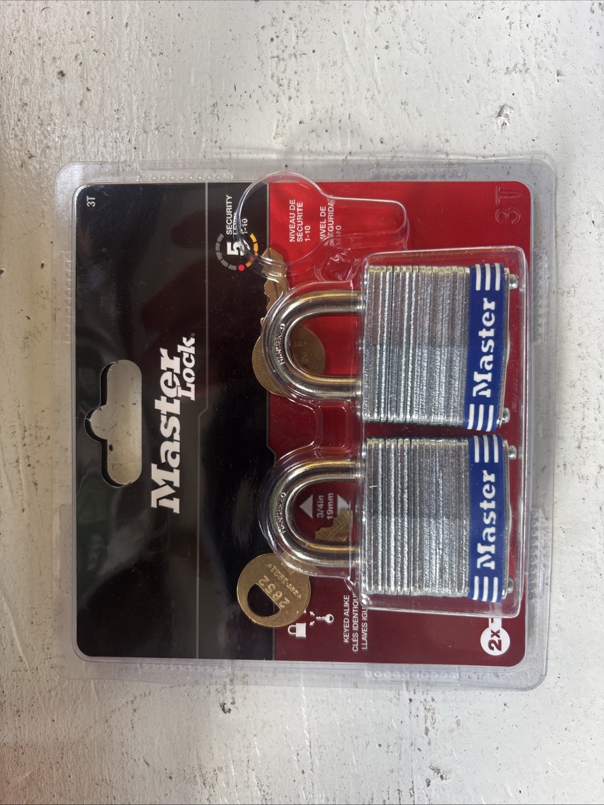 Master Lock Padlocks 1 Pack of 2 NEW 3T P65096 071649321900