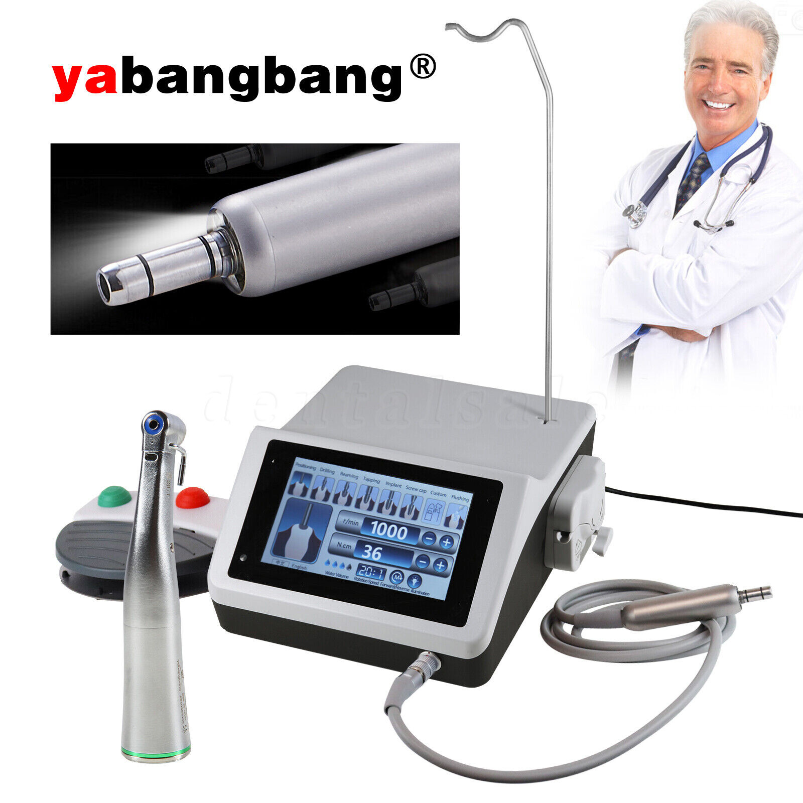 NSK Style Surgic Pro LED Optic System Implant Motor Surgical Micromotor