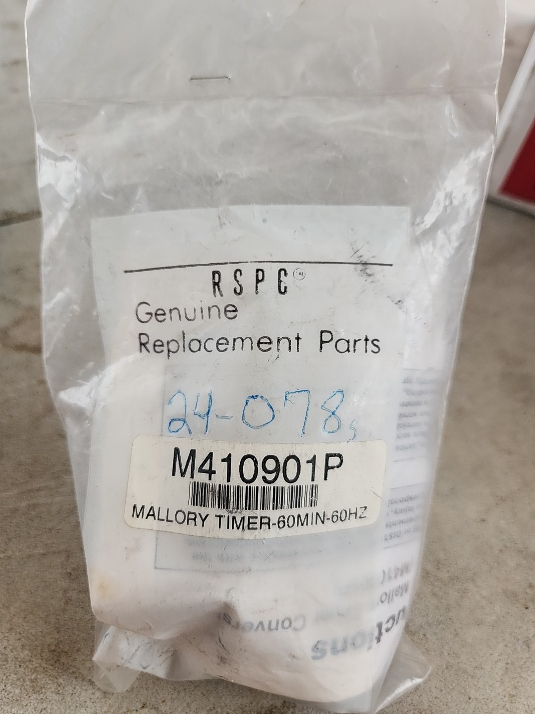 Alliance Unimac M410901P Timer Drying 115V/60Hz 60 Minute – New Fast Shipping