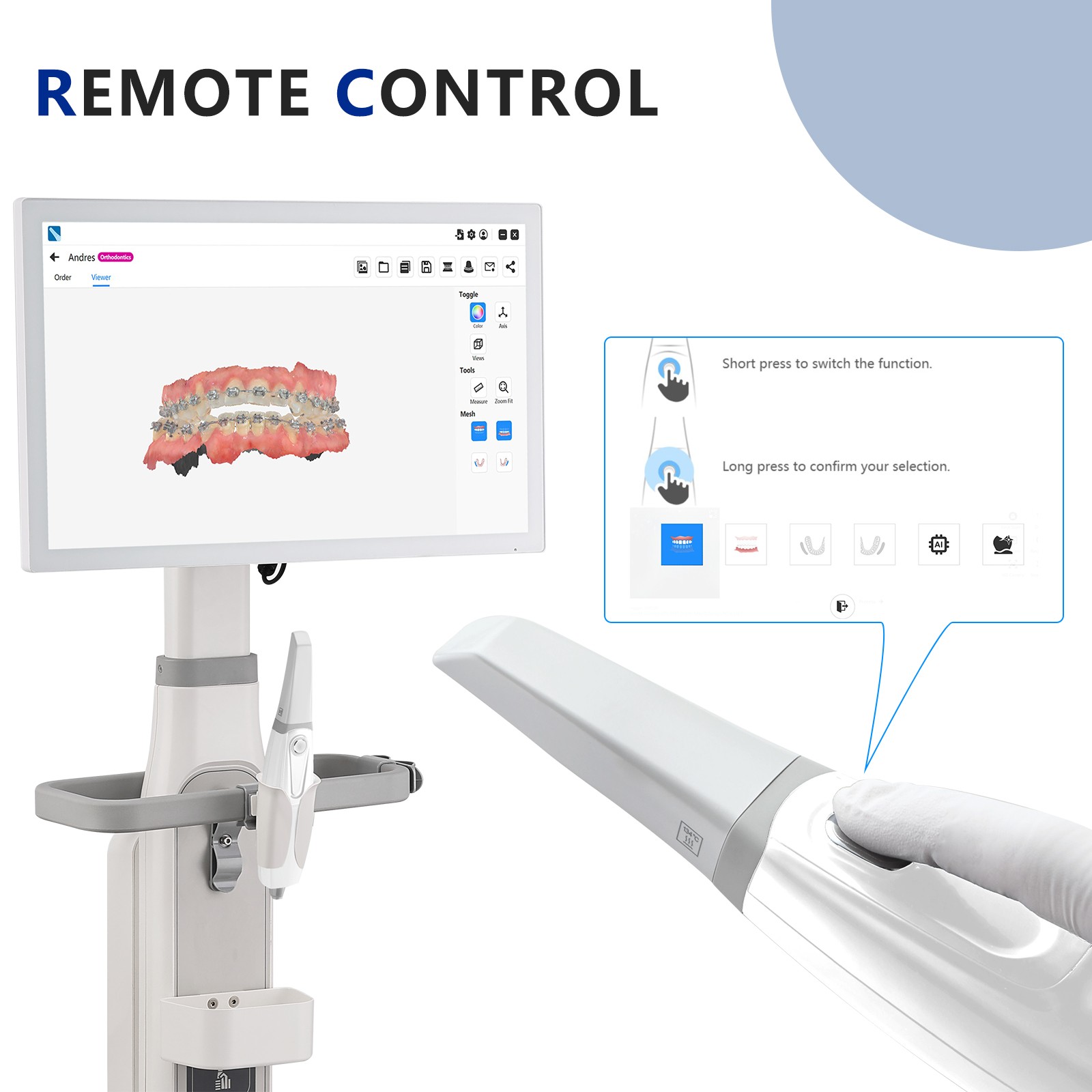 Digital Dental Impression High Precious 3D Intra Oral Scanner Factory Price