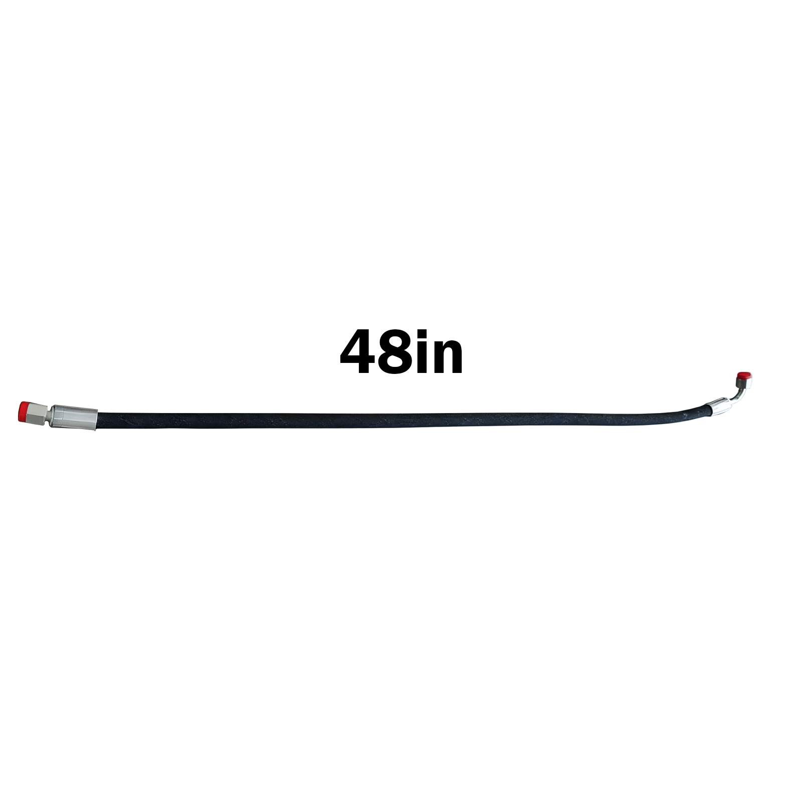 Agt Miva Chinese Mini Excavator Hydraulic Hose M14x1.5 X 48″ One End 90° One Str