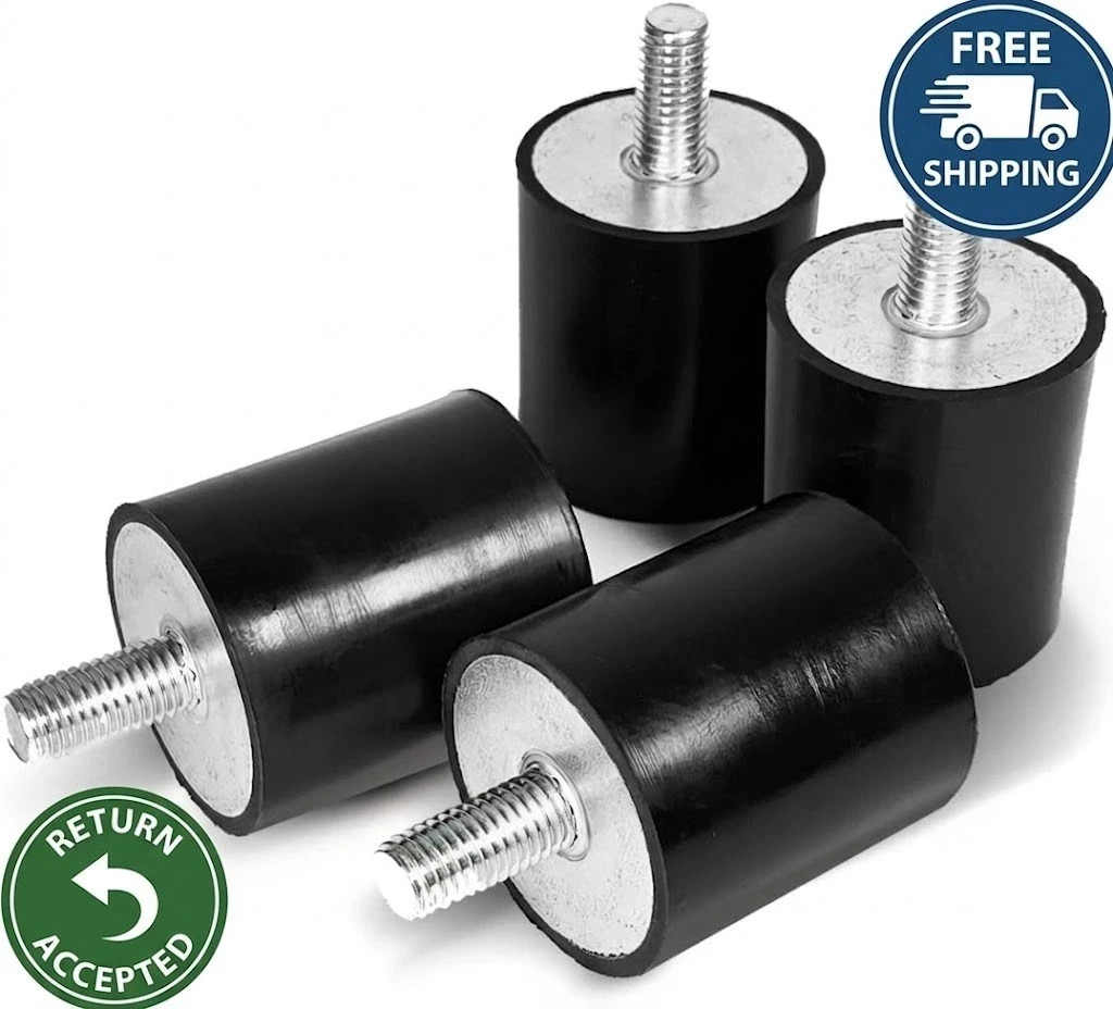 Upgraded Compactor Rubber Shock Mount 4 Pack-Compatible with Wacker Neuson Plate