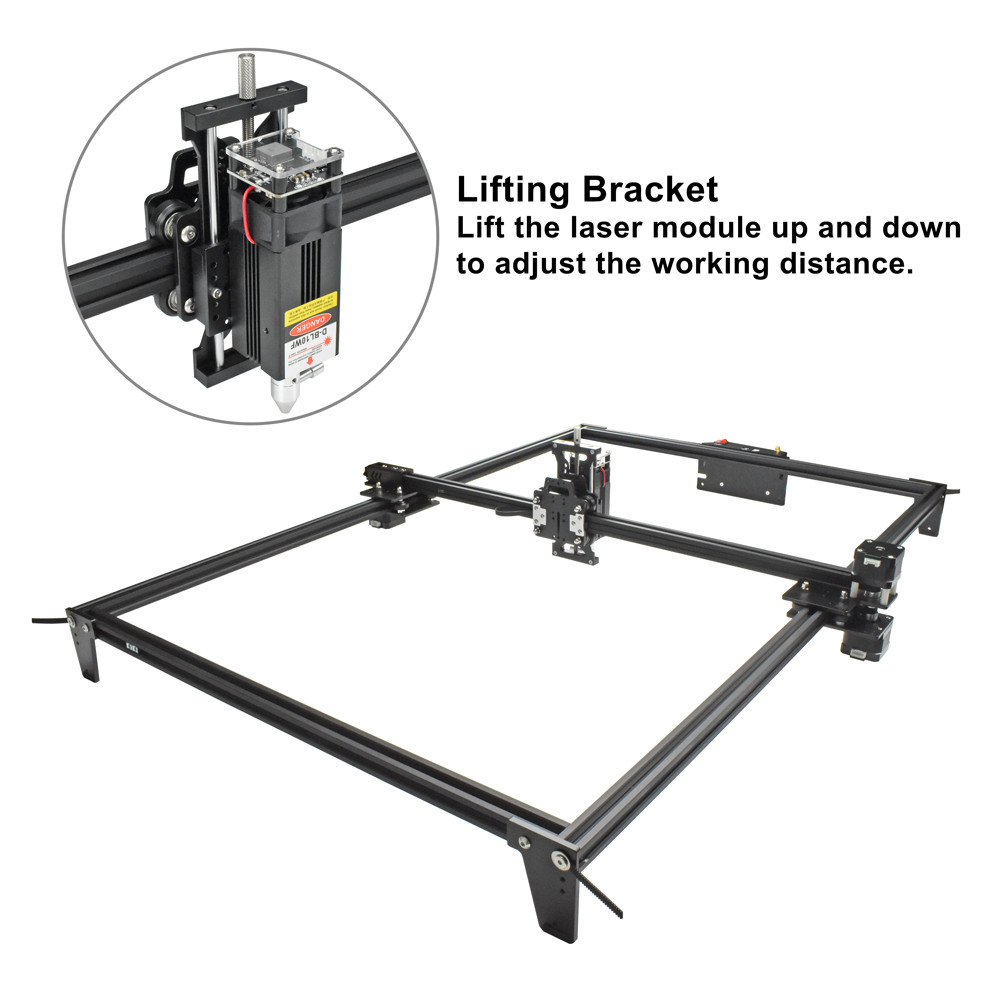 80W CNC Laser Engraver Cutting Machine Full Metal Large Frame Wood Router Tools