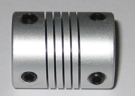 6 mm to 6 mm Shaft Flexible Coupling – 6mm to 6mm – Aluminum Flex Coupler