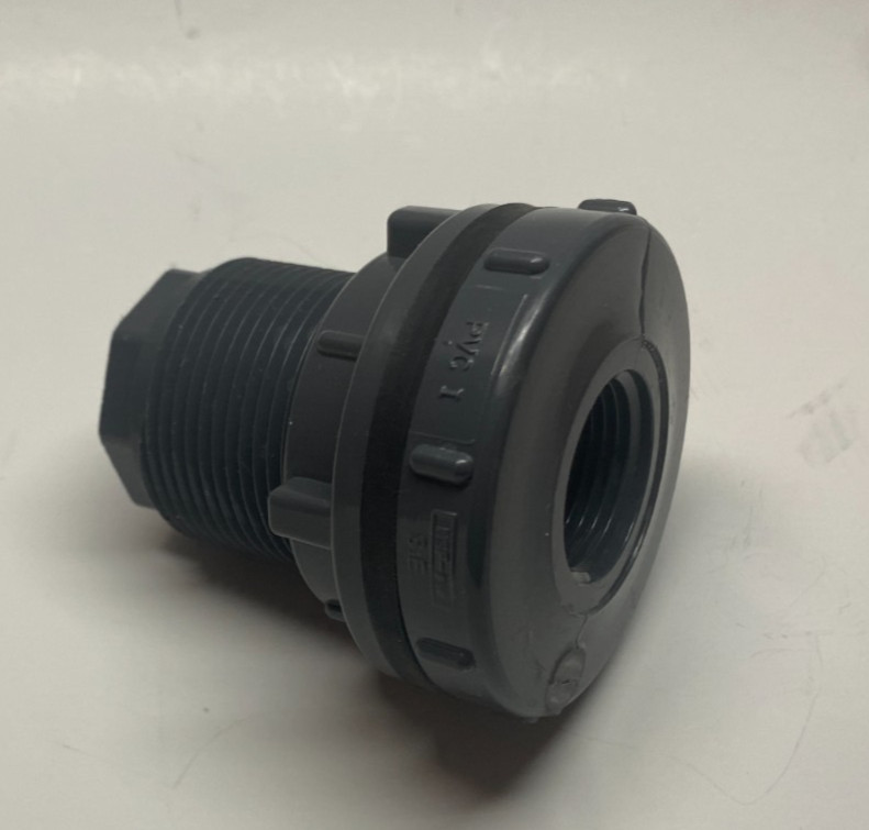 SPEARS 3/4″ PVC Tank Adapter (FNPT x FNPT) – SCH 80 – Old Style – Made USA –