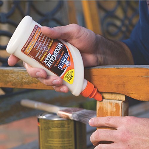 Elmer’s E7310 Carpenter’s Wood Glue Max Interior and Exterior, 16 Ounces, 16