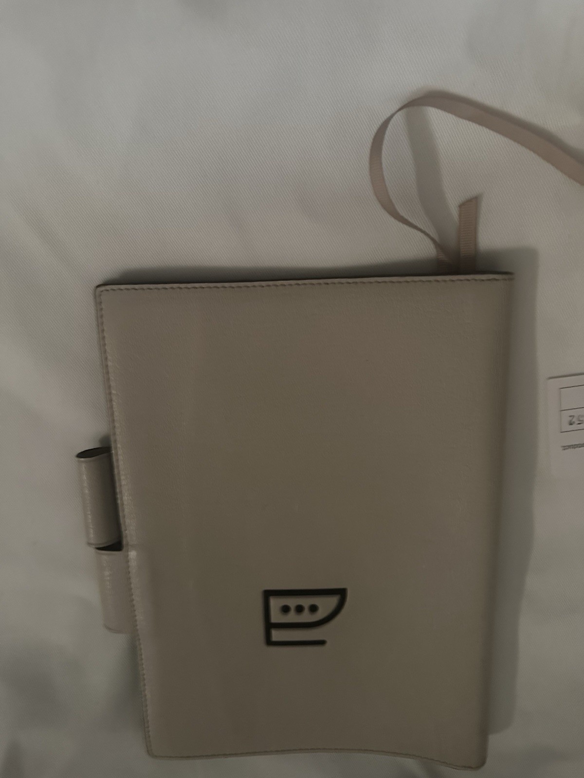 Anya Hindmarch London Beige leather journal
