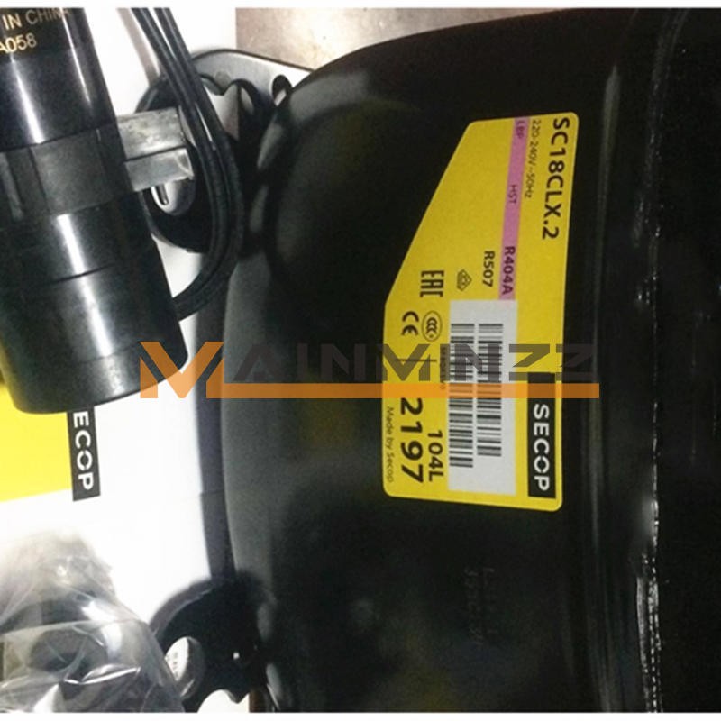 1PC New SECOP Compressor SC18CLX.2 220V-240V 50Hz R404a/R507 5/6HP