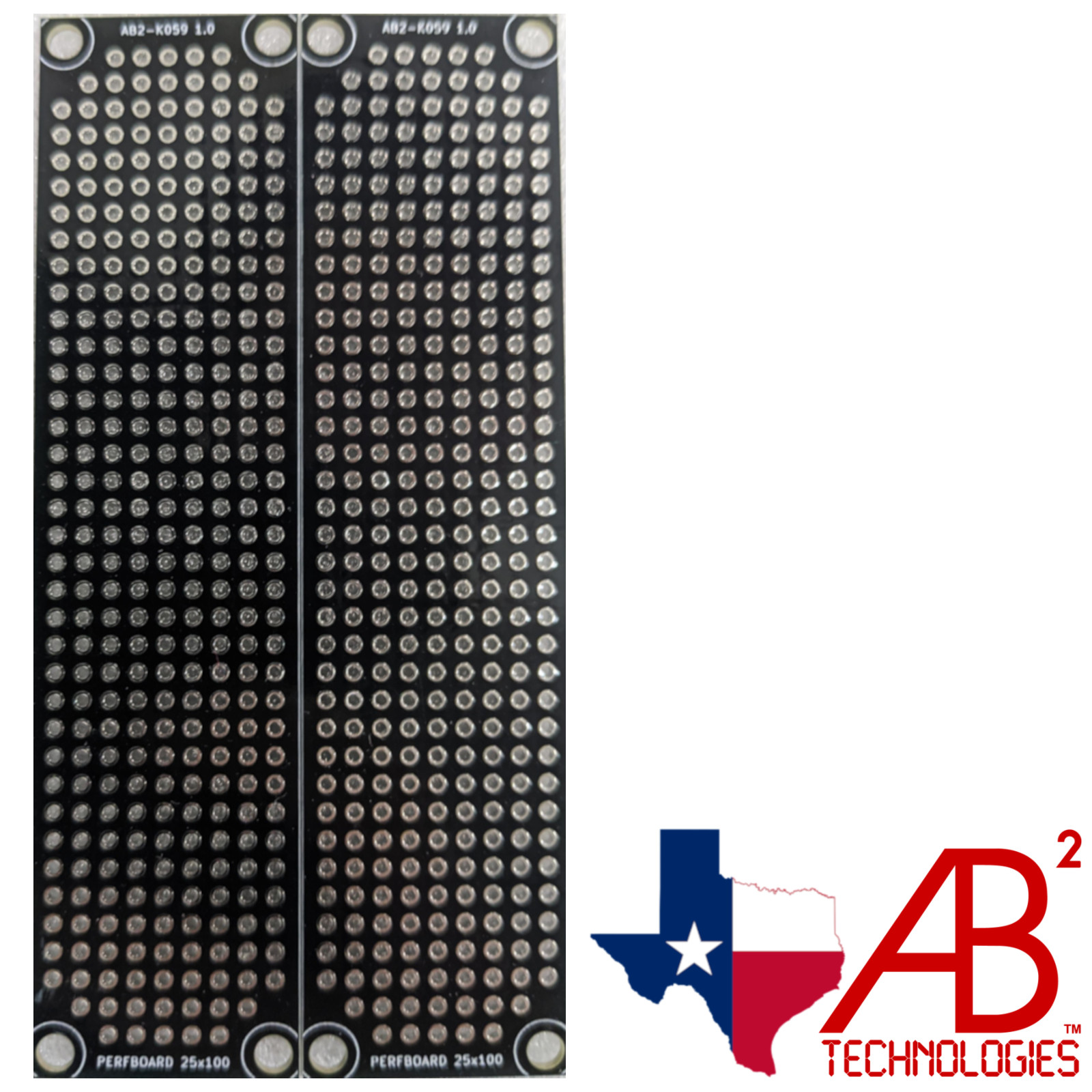 11 Pcs Black PCB Proto / Perf Boards Double Sided Combo Pack