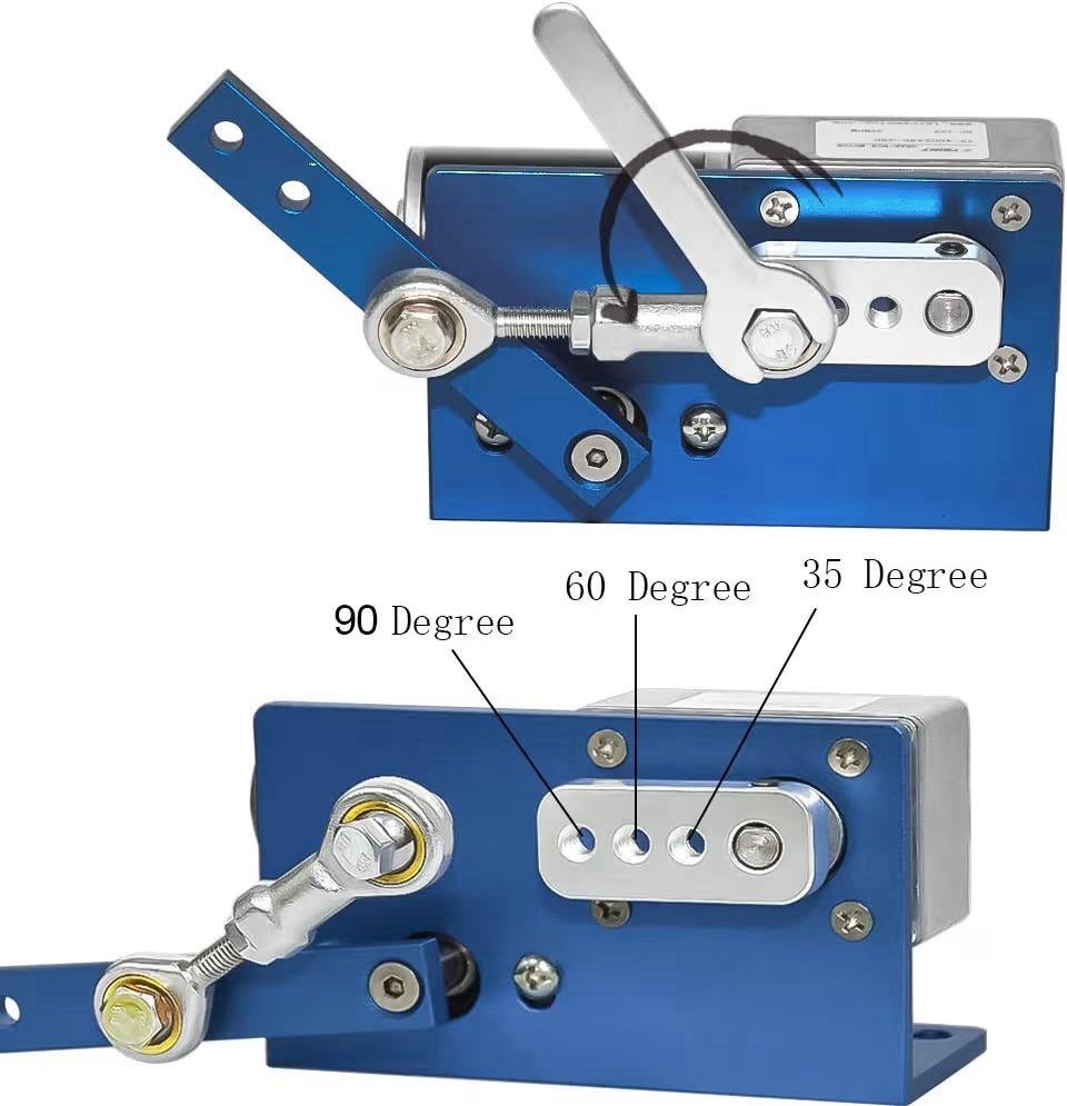 DIY Design 12V Linear Actuator Reciprocating Motor 8RPM Adjustable 90° Stroke