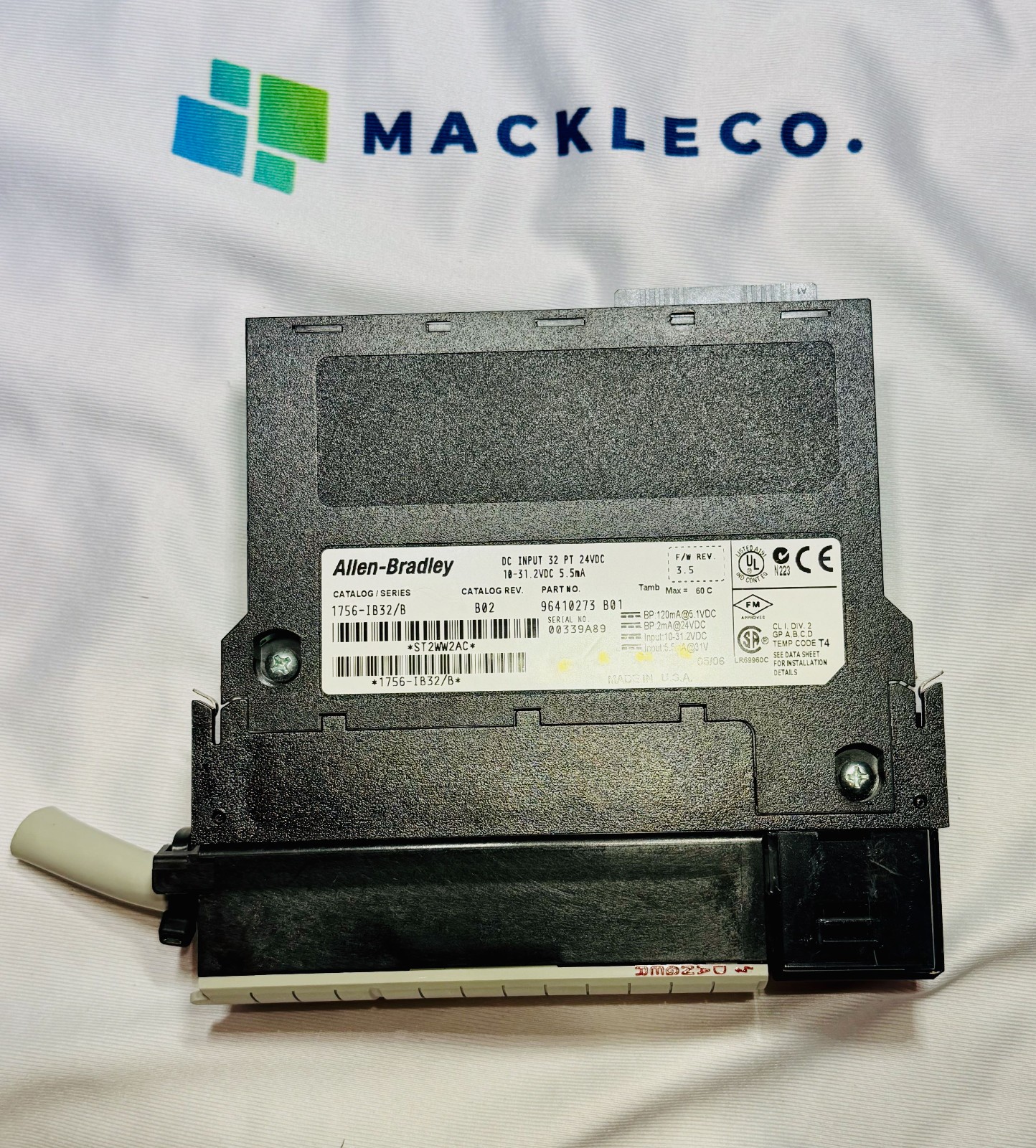 Allen-Bradley ControlLogix 1756-IB32 32 Point Digital Input Module 24VDC