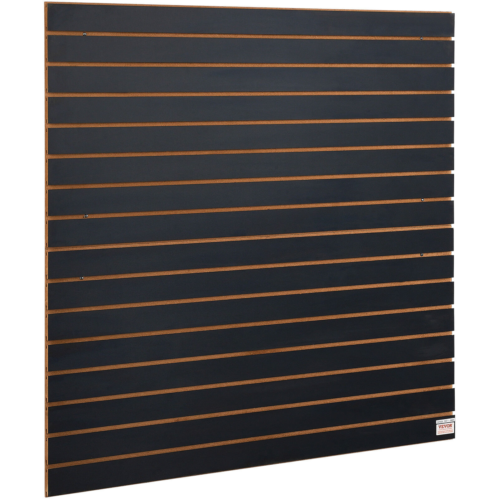 VEVOR Slatwall Panels Garage Storage Panel Organizer 2′ H x 4′ W Black Set of 2