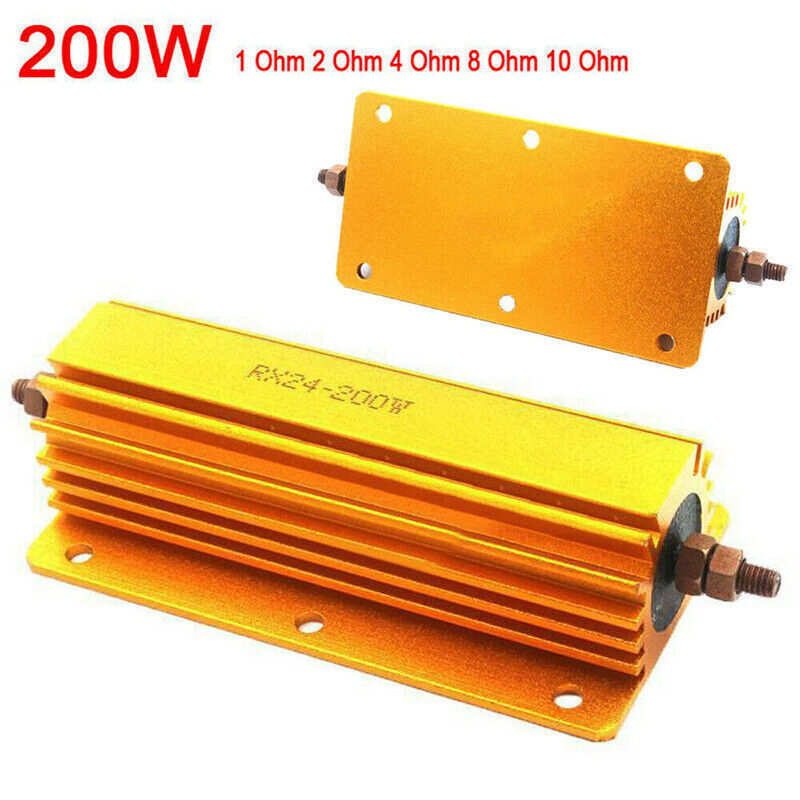 5% 1ohm 2ohm 4ohm 8ohm 8R 200W Power Metal Resistor 4 Tube Amp Test Dummy Load