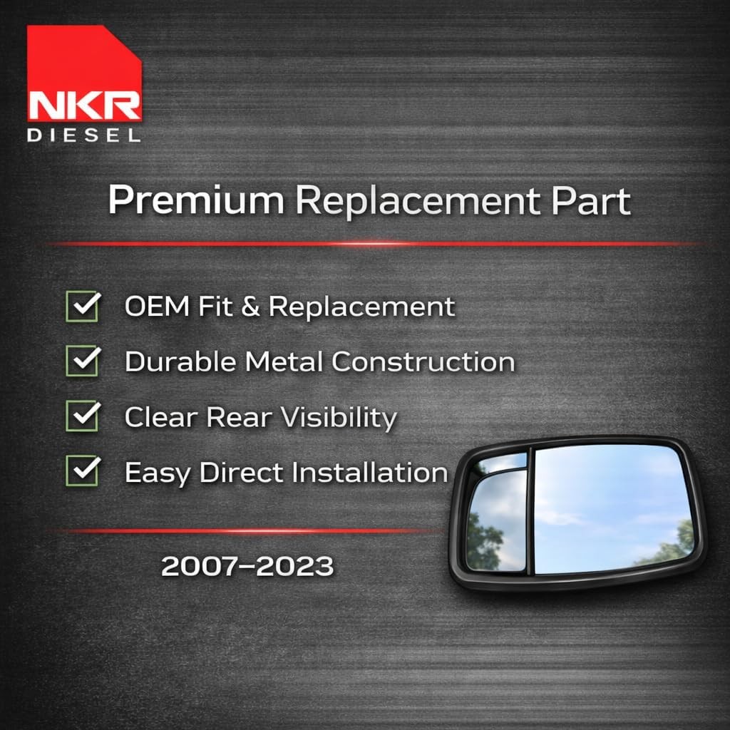 LH Side Door Mirror Compatible with Isuzu NPR NPR-HD NQR NRR