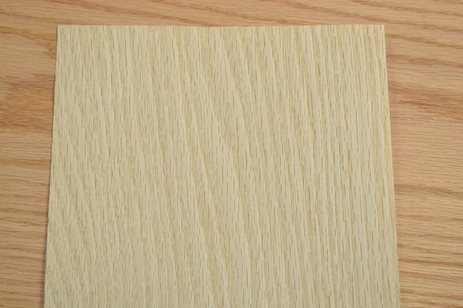 Bleached Red Oak Wood Veneer Sheet 7 x 19 inches 1/42nd thick L2308-05