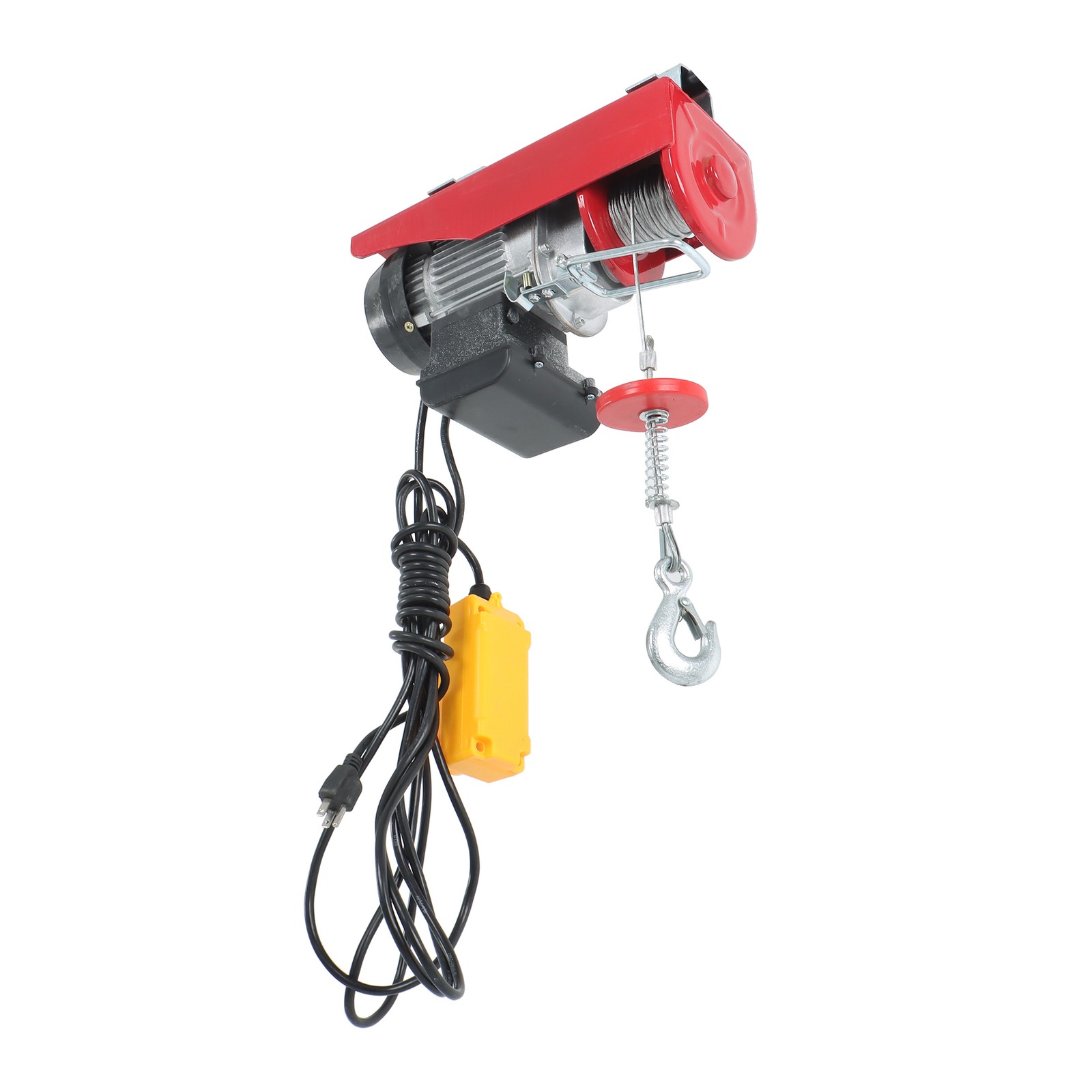 440lbs/ 200kg Electric Hoist with 14 FT Wired Remote Control 110V 510W Motor