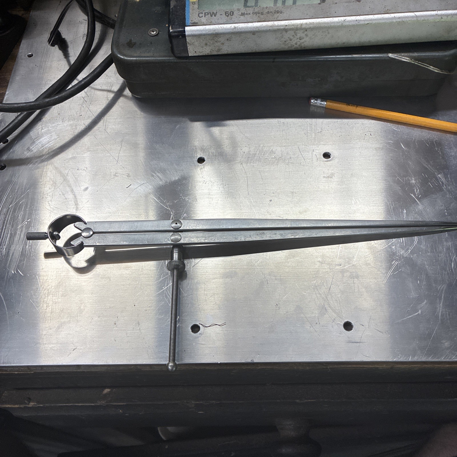 STARRETT No. 83B-12 Spring-Type Dividers W/Flat Legs; 12.0” Size & Capacity.USA