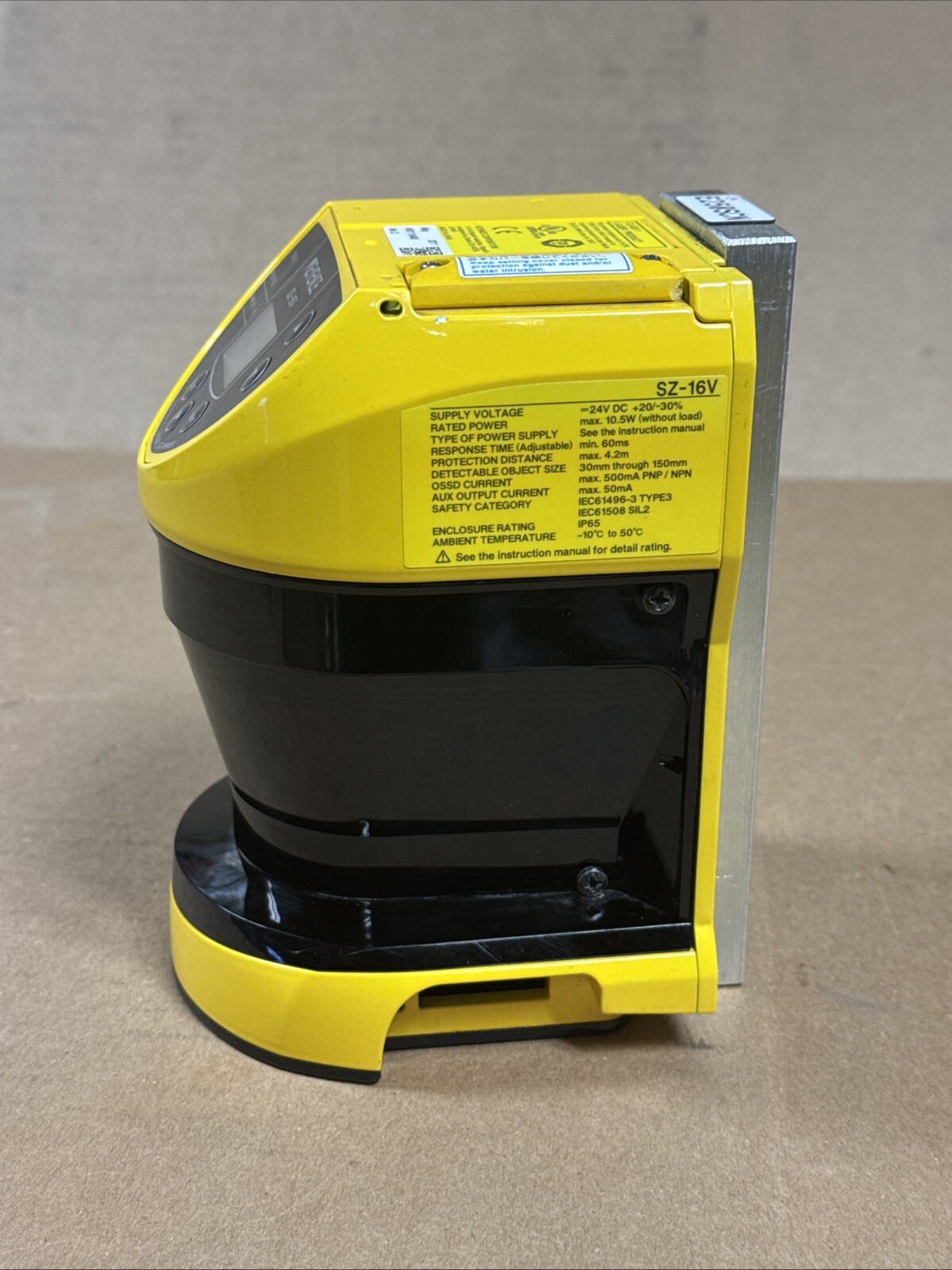 KEYENCE SZ-16V Safety Laser Scanner 24VDC CLEAN UNITS – WARRANTY – FAST SHIPPING
